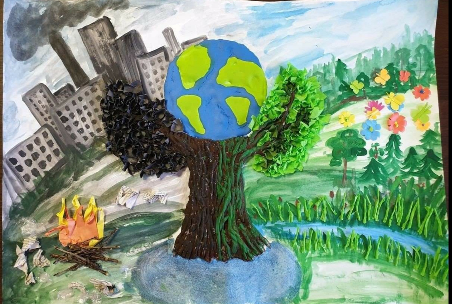 Рисунок год экология. Рисунок на экологическую тему. Поделки на тему экология. Поделка на темуэколония. Рисование на тему экология.